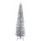 National Tree Company Artificial Christmas Tree, Silver Tinsel, Includes Stand, 7 feet